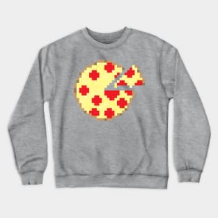 Pixel Pizza Pie Crewneck Sweatshirt